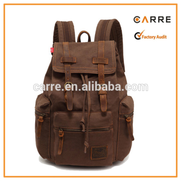 new stylish rucksack men's backpack canvas vintage