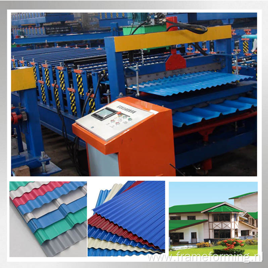 double layer steel sheet roll forming machine