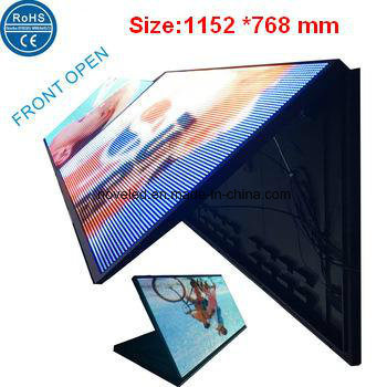 P6 Outdoor Front Open LED Display Boards for Petrol Stations