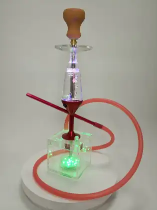 chicha electronic shisha e hookah LED hookah  Acrylic hookah cup