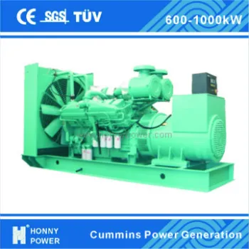 Honny Cummins Series Diesel Generator, 250kVA - 2250kVA (200kW-1800kW)