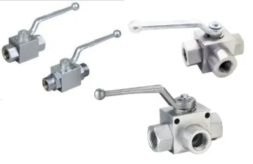 Chinese DIN high pressure hydraulic ball valves
