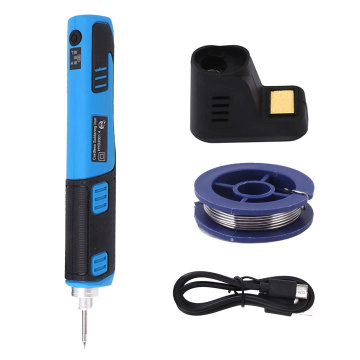 เครื่องมือเชื่อมแบบพกพาแบบพกพามืออาชีพพร้อมแบตเตอรี่ขนาด 3.7V DIY 1500mAh ลิเธียมไอออน: บัดกรีไร้สาย