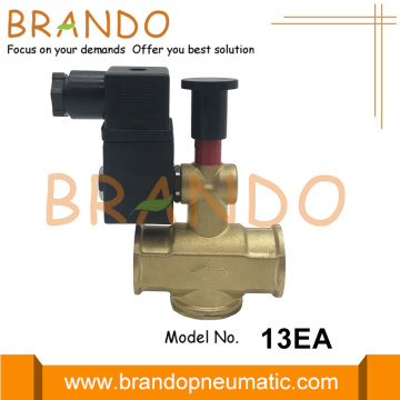 Normally Open Manual Reset Natural Gas Solenoid Valve