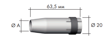 Binzel 145.0128 Kaynak Memesi