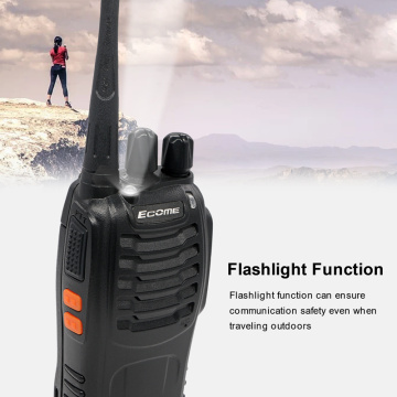 ECOME ET-77 Waiter analogico a buon mercato 1 km portatile a lungo raggio walkie talkie set di 4