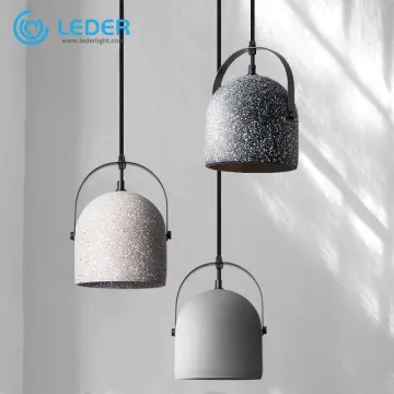 LEDER Concrete Modern Pendant Light