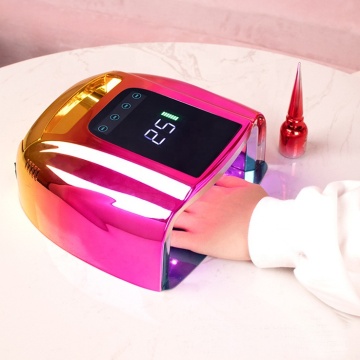 Cordless 96W Rechargeable LED Nail Lamp for Gel Polish Drying