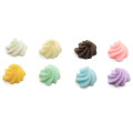 Polychrom Mini Butterkekse geformte Perlen Slime DIY Craft Decor Charms 100pcs / bag Handgemachte Telefon Shell Spacer