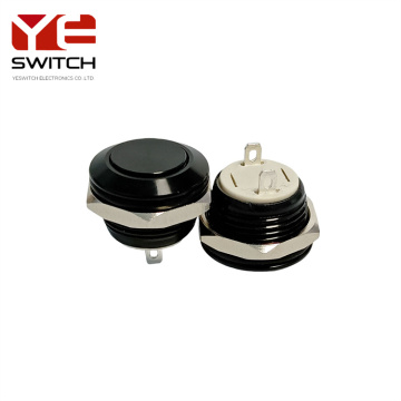 Tak, że 12 mm motoryzacyjny metalowy przełącznik Waterproof z LED
