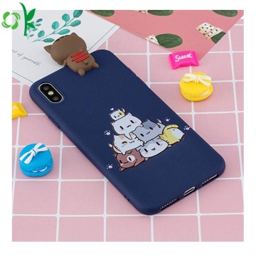 Eco-friendly Printed Logo Silicone Phone Case for Iphone