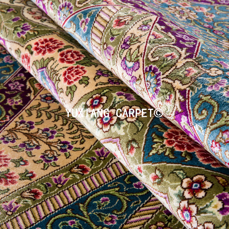 persian style genuine antique carpets silk handknotted turkish oriental rugs