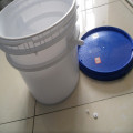 Putih HDPE plastik Tamper jelas ember 10 Liter