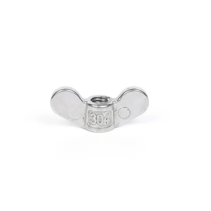 Stainless steel long horn M6 butterfly nut