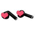 untuk Androids F9 Wireless Earphone Desinger Case Crimson Red Earbuds Digital