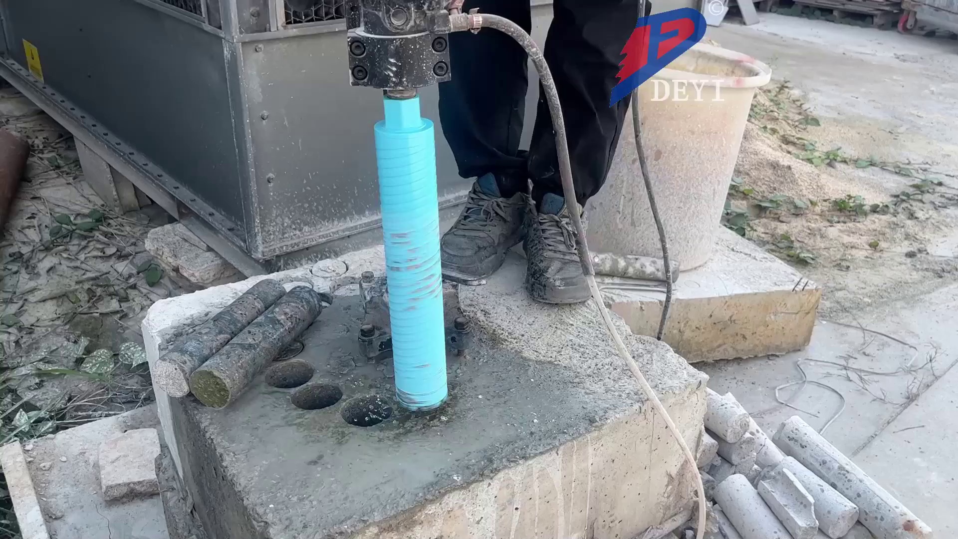 Self-Drilling Core Bits for Hard Cement Concrete