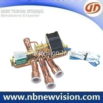 Four Way Reversing Valve For Air Conditioner &amp; Refrigeration 