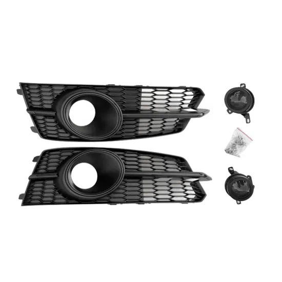 Chrome Fog Light Frame Cover for Audi A6L S6 2016-2018