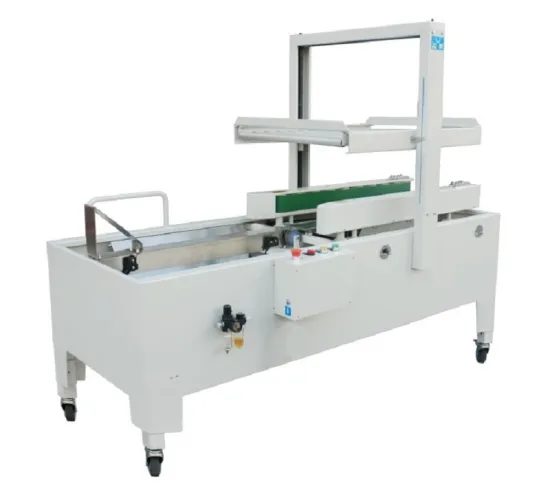 Hualian Hard Tool Mobile Phone Case Packaging Box Milk Automatic Carton Sealer Machine DZF-5050