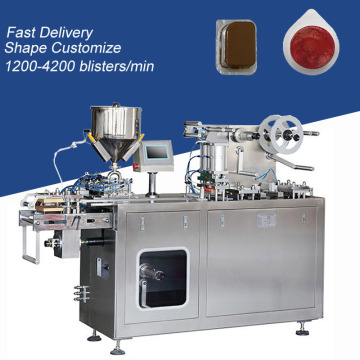 DPB150 Blister Automatic Blister Machine per burro, miele e ketchup