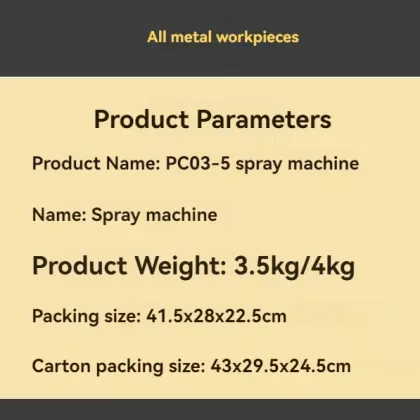 Portable Electrostatic Spraying Machine for Powder Spraying