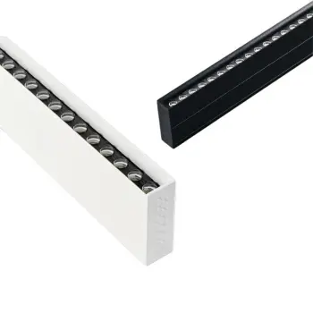 Hanging LED Lights 36W Black White LED Linear Light for Office Building