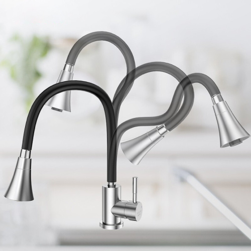 Rotate 304-Stainless Steel Tap Hot Cold Kitchen Faucet