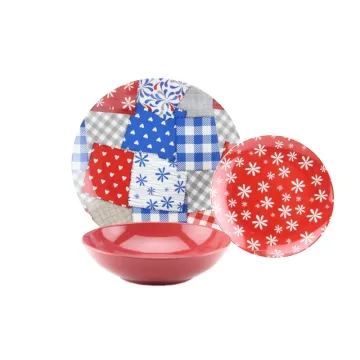 Wholesale luxury pattern decal printing porcelain tableware