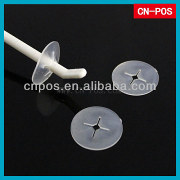 displayed concrete plastic spacer for stopping