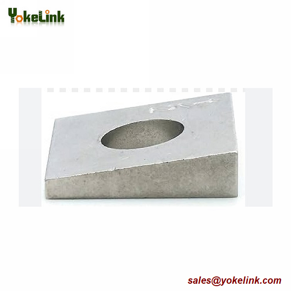 ASTM F436 edzett négyszögletes ferde alátét