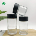 5oz Round Clear Child-resistance packaging jar for CBD