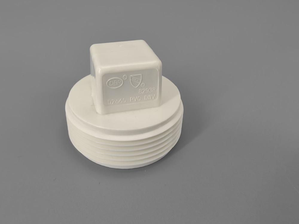 Pvc Pipe Fitting Cleanout Plug Mpt, High Quality Pvc Pipe Fitting