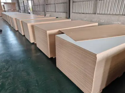 15mm Laminated Wood Grain Color Furniture MDF Board