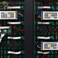 Tetap LED Buildboards P5 960mm × 960mm TV latar belakang dinding