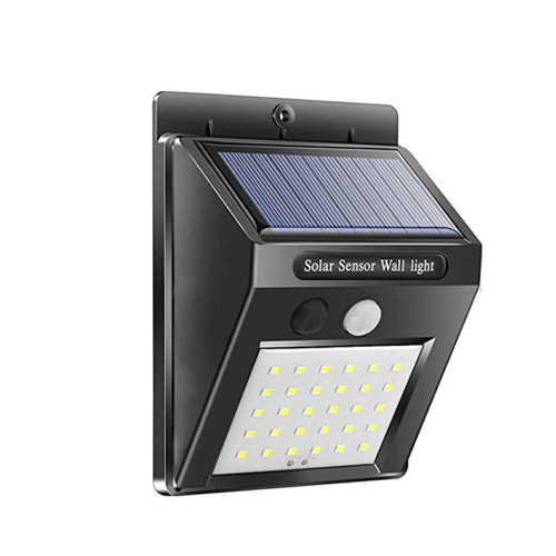 LED PIR Sensörü Güneş Enerjisi Tasarruf Duvar Işığı