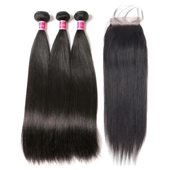 Wholesale Raw Remy hair bundles Cuticle Aligned Vietnam hair Unprocessed Virgin Human hair bundles with closure