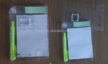 Notebooks with calendar and pen
