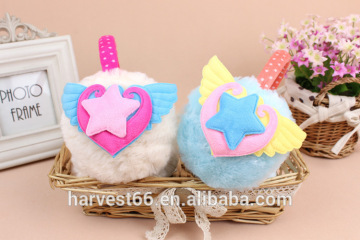 2016 New Arrival Cute Fancy Plush Earmuff With Angle Wings Star For Girl on Sale