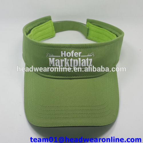 fashion sun visor with custom print logo