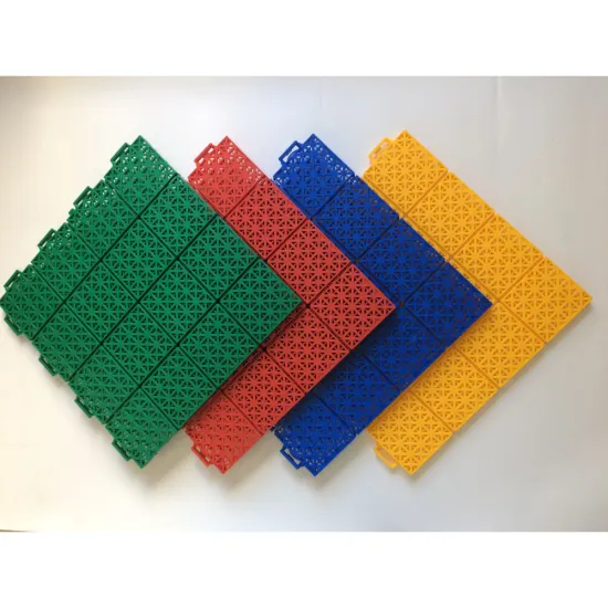Outdoor Interlocking Sports Flooring for Backyard Basketball Courts