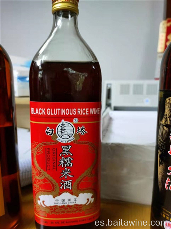 vino de arroz glutinoso negro