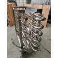 Stainless steel tube and shell wort chiller exchanger