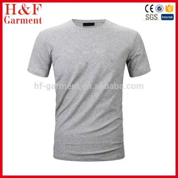 Plus size men slim fit t-shirt in grey