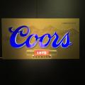 Coors Metal Light Sign