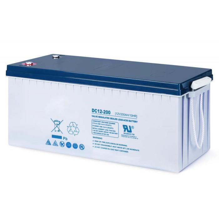 12V200AH AGM מחזור עמוק סוללת VRLA