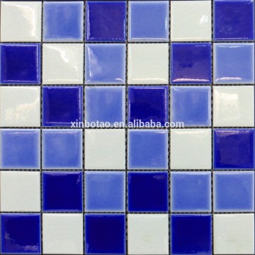 china iridescent cracked glass mosaic tile STB2002