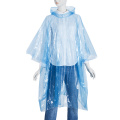 Instock disposable transparent rain poncho wholesale price