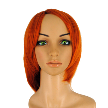 Wigs New Fashion Women Party Cosplay Short Straight Orange Mixed Sexy Full Wig