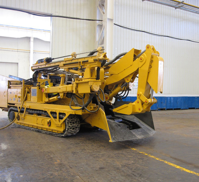 Loader Penggalian Berat Berat dengan Pengeboran Auger