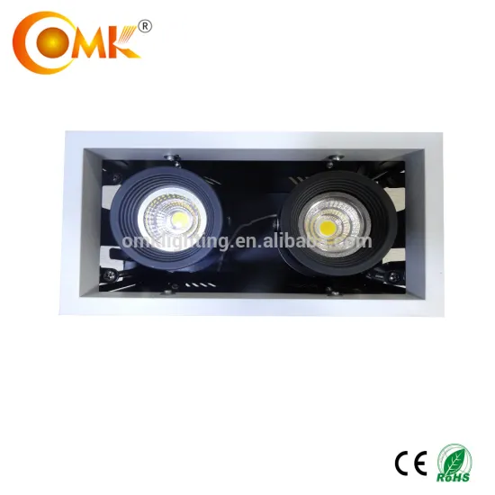 two head MR16/GU5.3/GU10 LED Grille light Aluminum alloy housing